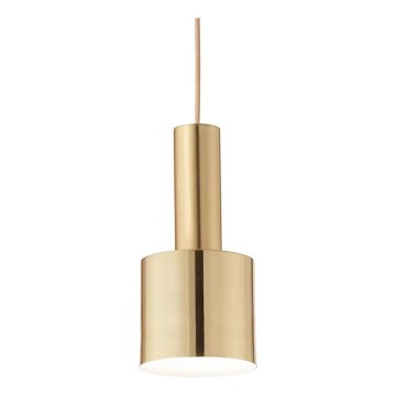 Ideal Lux - Lestenec na vrvici HOLLY 1xE27/60W/230V pr. 12 cm medenina