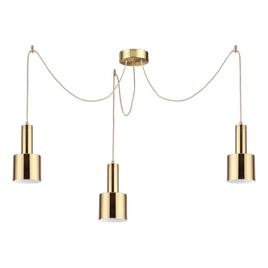 Ideal Lux - Lestenec na vrvici HOLLY 3xE27/60W/230V pajek medenina
