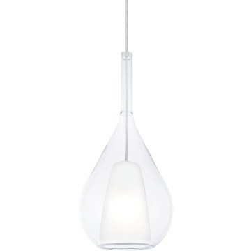 Ideal Lux - Lestenec na vrvici KALIQUE 1xE27/42W/230V premer 18 cm prozoren