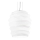 Ideal Lux - Lestenec na vrvici KARMA 1xE27/60W/230V pr. 38 cm bela