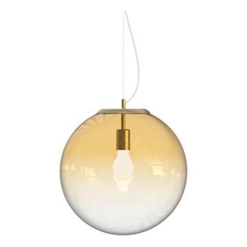 Ideal Lux - Lestenec na vrvici MAPA 1xE27/42W/230V pr. 40 cm zlata/dimna