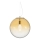 Ideal Lux - Lestenec na vrvici MAPA 1xE27/42W/230V pr. 40 cm zlata/dimna