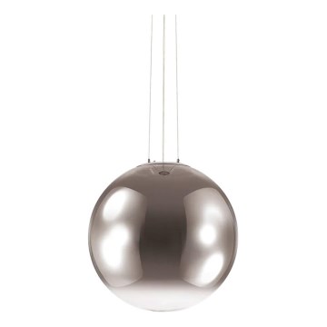 Ideal Lux - Lestenec na vrvici MAPA 1xE27/42W/230V pr. 50 cm siva/dimna