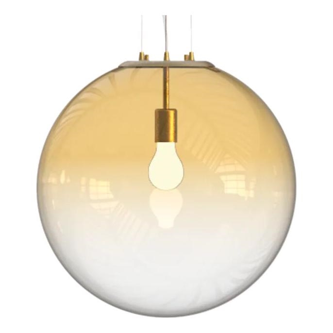 Ideal Lux - Lestenec na vrvici MAPA 1xE27/42W/230V pr. 50 cm zlata/dimna