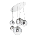 Ideal Lux - Lestenec na vrvici MAPA FADE 5xE27/60W/230V sijajni krom