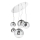 Ideal Lux - Lestenec na vrvici MAPA FADE 5xE27/60W/230V sijajni krom
