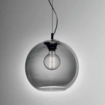 Ideal Lux - Lestenec na vrvici NEMO 1xE27/42W/230V pr. 30 cm dimna
