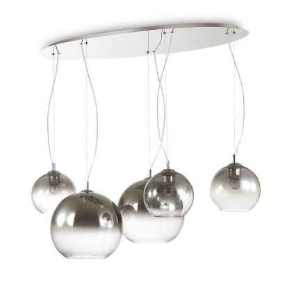 Ideal Lux - Lestenec na vrvici NEMO PLUS 5xE27/42W/230V dimna