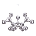 Ideal Lux - Lestenec na vrvici NODI 15xE14/28W/230V sijajni krom