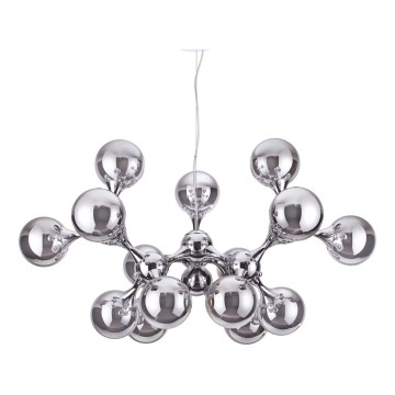 Ideal Lux - Lestenec na vrvici NODI 15xE14/28W/230V sijajni krom