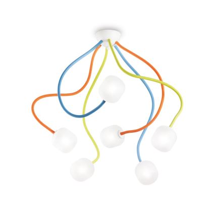 Ideal Lux - Nadomestni abažur za lestenec OCTOPUS G9, premer 10 cm, bela