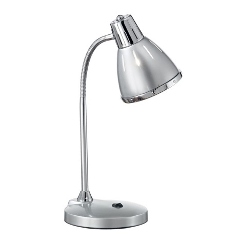 Ideal Lux - Namizna svetilka 1xE27/60W/230V srebrna