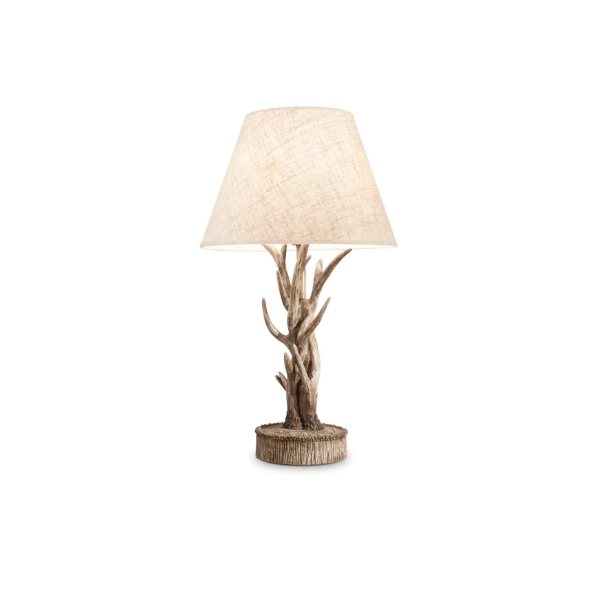 Ideal Lux - Namizna svetilka CHALET 1xE27/60W/230V rogovje