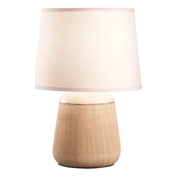 Ideal Lux - Namizna svetilka KALI 1xE14/40W/230V keramika/krem barva/bež