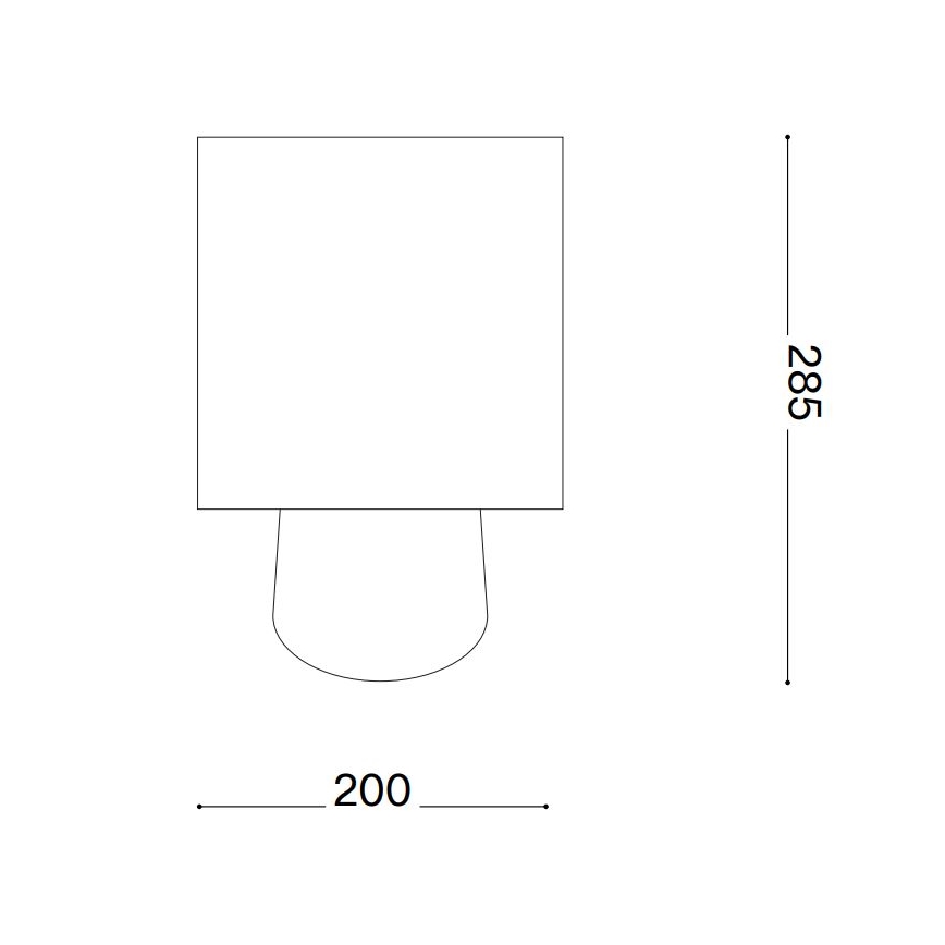 Ideal Lux - Namizna svetilka KALI 1xE14/40W/230V kremna/bežna