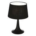 Ideal Lux - Namizna svetilka LONDON 1xE27/60W/230V črna