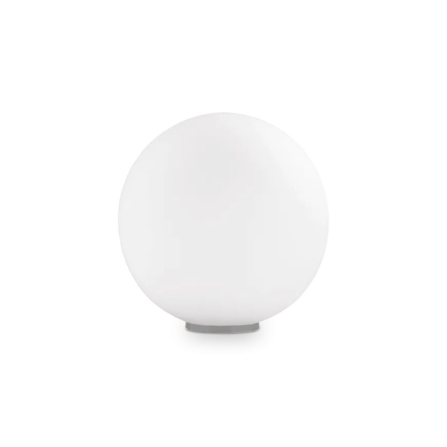 Ideal Lux - Namizna svetilka MAPA 1xE27/42W/230V, premer 20 cm, bela