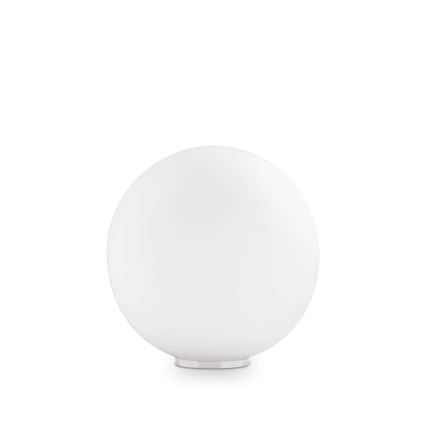 Ideal Lux - Namizna svetilka MAPA 1xE27/42W/230V Ø 30 cm bela