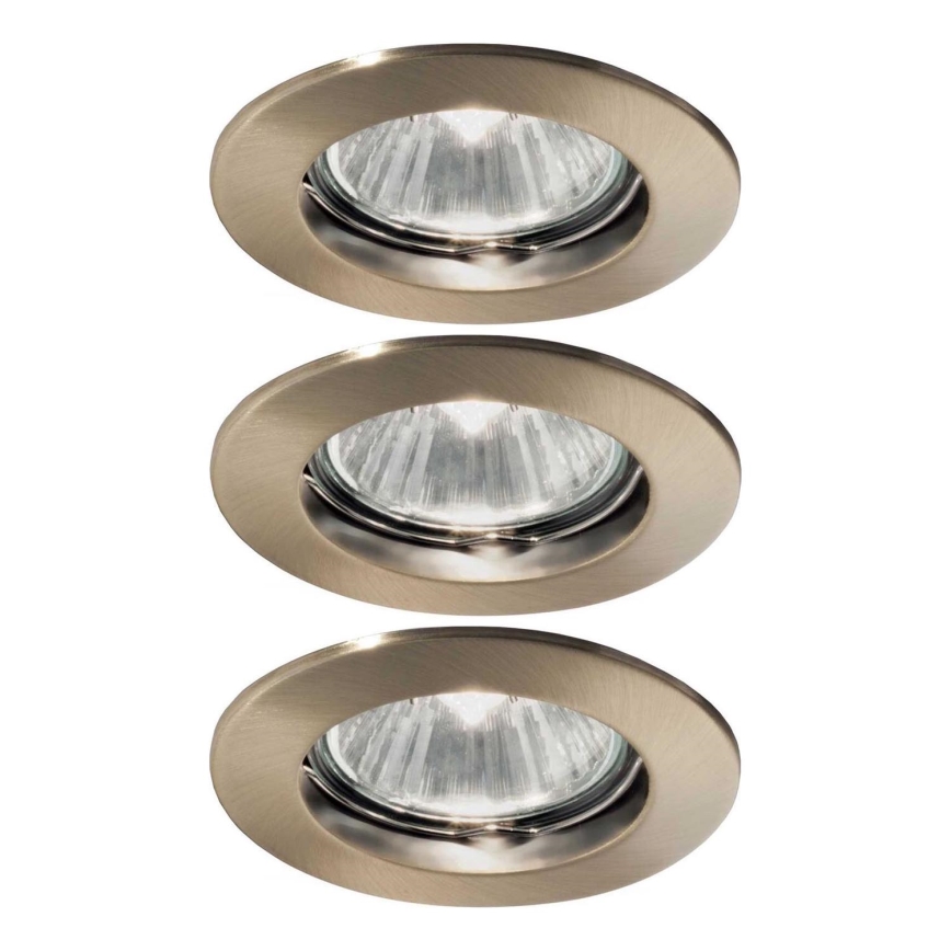 Ideal Lux - SET 3x Vgradna svetilka 1xGU10/50W/230V