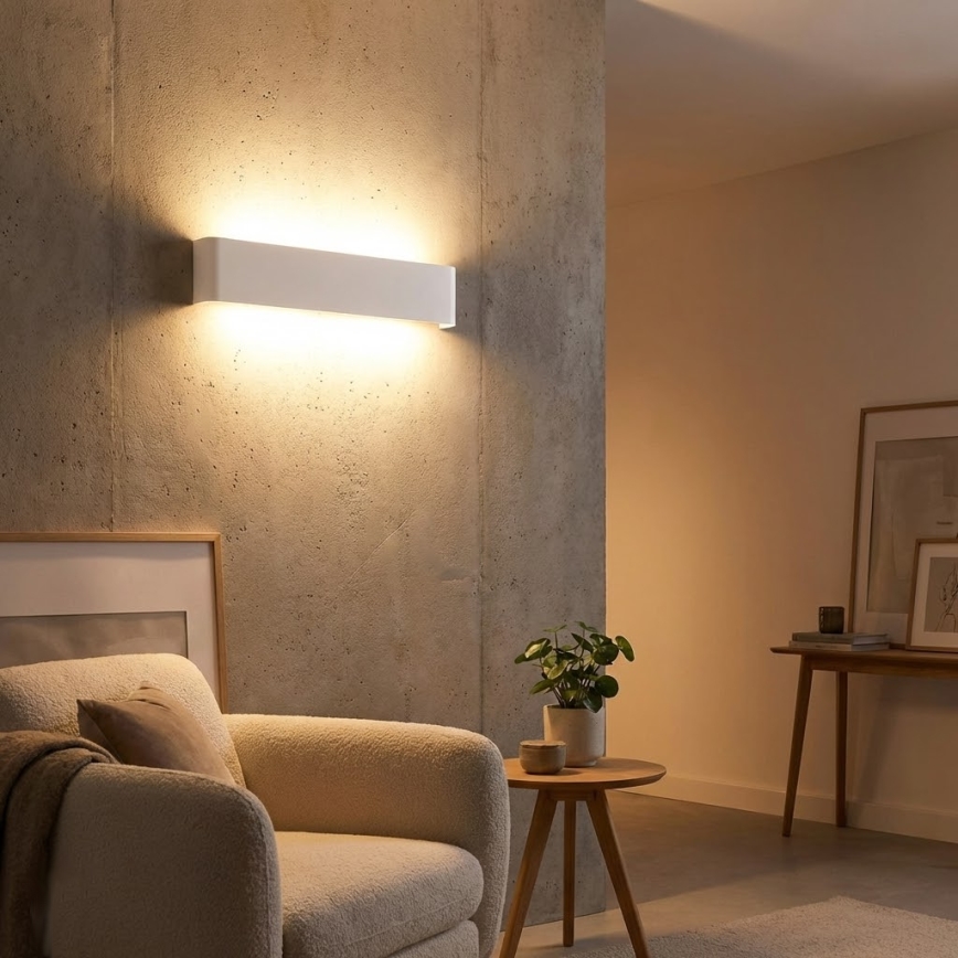 Ideal Lux - stenska LED svetilka DELTA LED/37W/230V 3000K 110 cm CRI 90 bela