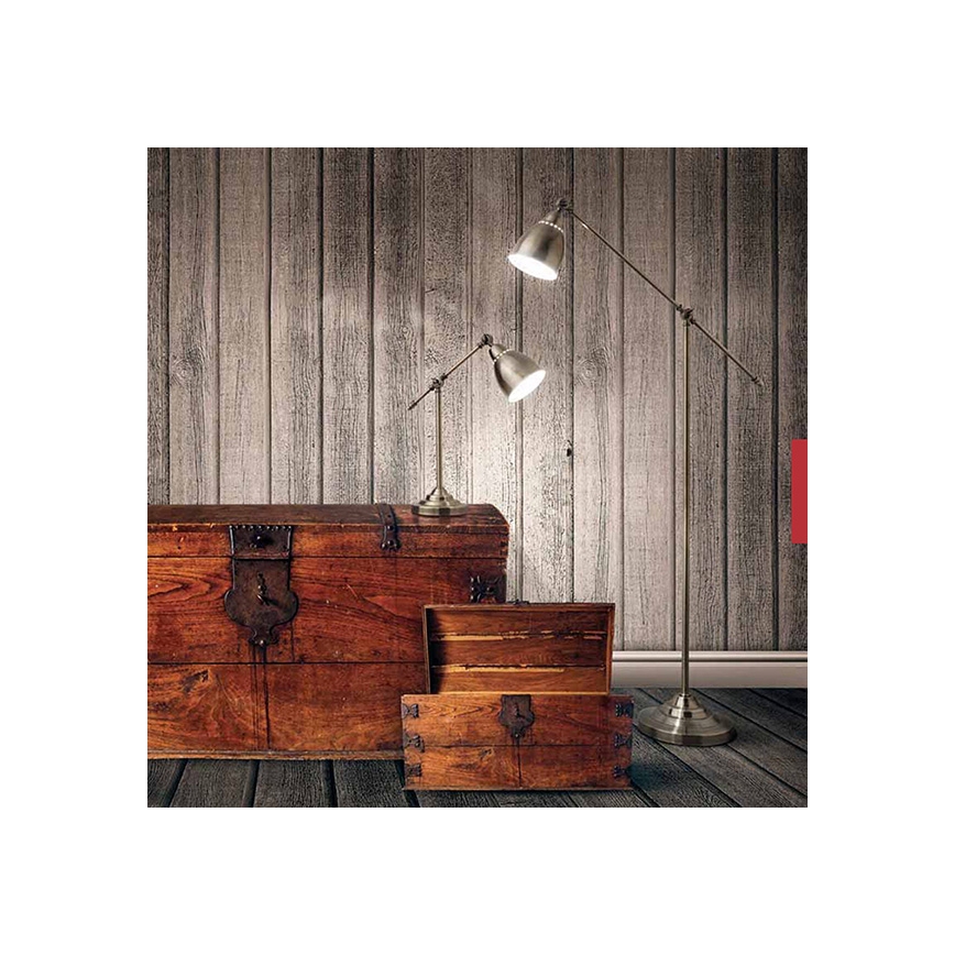 Ideal Lux - Stenska svetilka 1xE27/42W/230V bronasta