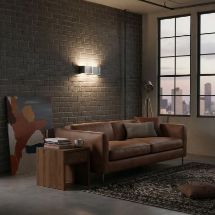 Ideal Lux - Stenska svetilka 2xE27/60W/230V