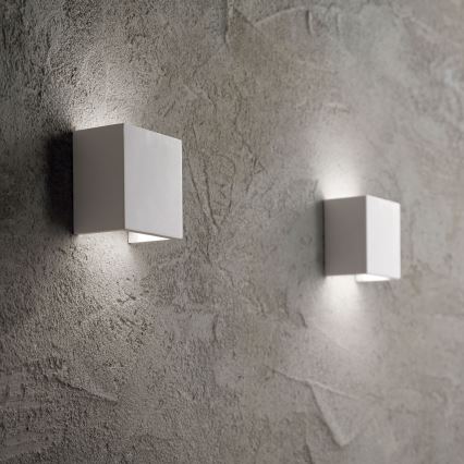 Ideal Lux - Stenska svetilka FLASH GESSO 1xG9/40W/230V bela