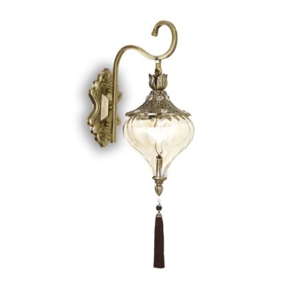Ideal Lux - Stenska svetilka HAREM 1xE27/42W/230V medenina