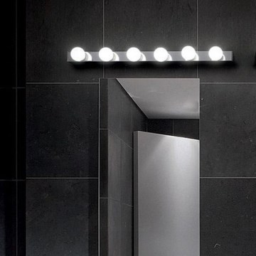 Ideal Lux - Stenska svetilka PRIVE 6xE14/40W/230V sijajni krom