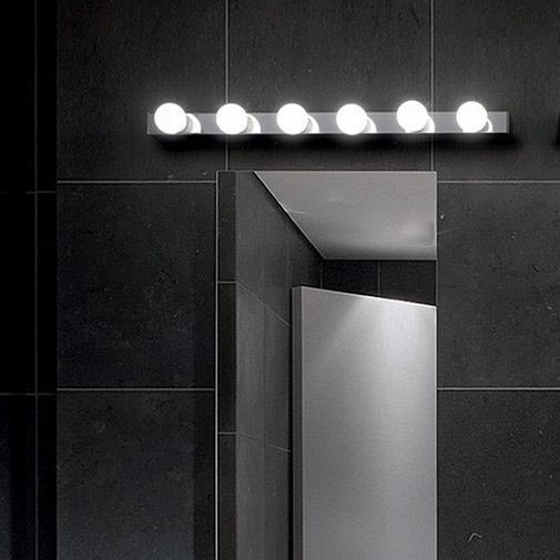Ideal Lux - Stenska svetilka PRIVE 6xE14/40W/230V sijajni krom