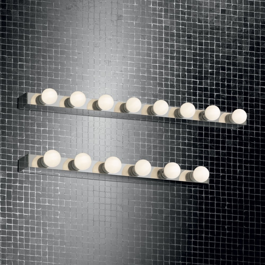 Ideal Lux - Stenska svetilka PRIVE 6xE14/40W/230V sijajni krom