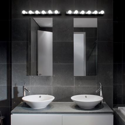 Ideal Lux - Stenska svetilka PRIVE 8xE14/40W/230V sijajni krom