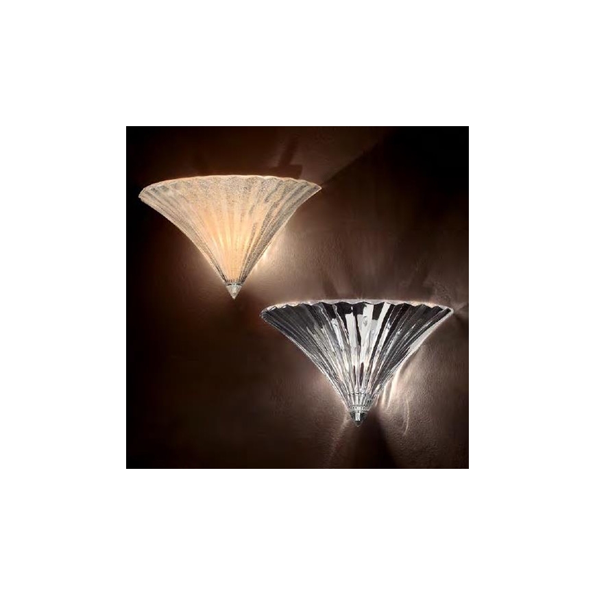 Ideal Lux - Stenska svetilka SANTA 1xE14/40W/230V prozorna