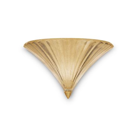 Ideal Lux - Stenska svetilka SANTA 1xE14/40W/230V zlata