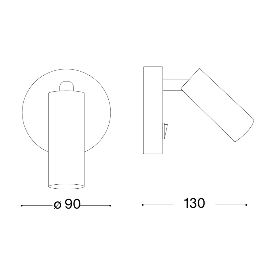 Ideal Lux - stensko LED točkovno svetilo PAGE LED/3W/230V CRI 90 bela