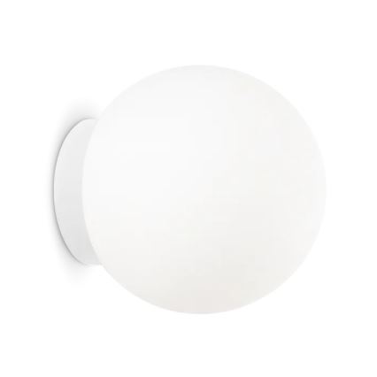 Ideal Lux - Stensko svetilo MAPA 1xE27/42W/230V premer 20 cm bela