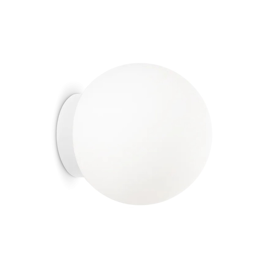 Ideal Lux - Stensko svetilo MAPA 1xE27/42W/230V premer 20 cm bela