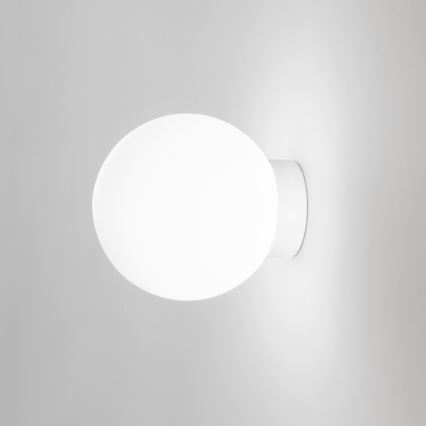 Ideal Lux - Stensko svetilo MAPA 1xE27/42W/230V premer 20 cm bela