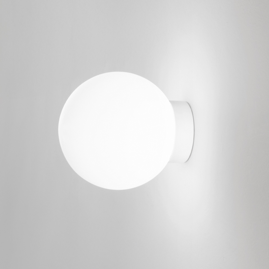 Ideal Lux - Stensko svetilo MAPA 1xE27/42W/230V premer 20 cm bela