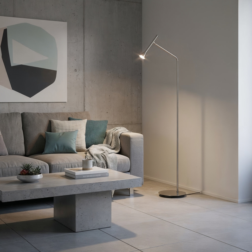Ideal Lux - stoječa LED svetilka DIESIS LED/4,5W/230V CRI 95 matiran krom