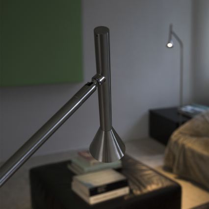 Ideal Lux - stoječa LED svetilka DIESIS LED/4,5W/230V CRI 95 matiran krom