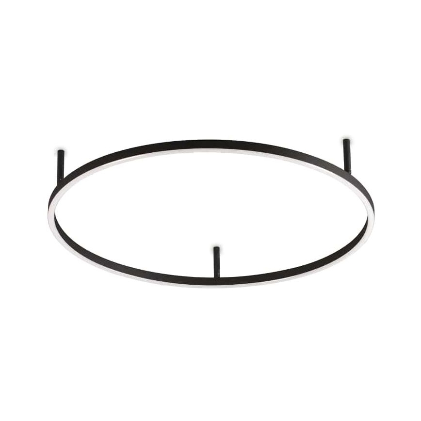 Ideal Lux - LED stropna svetilka ORACLE SLIM LED/37W/230V 3000K CRI 90 premer 70 cm črna
