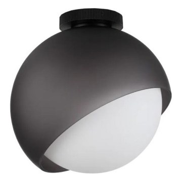 Ideal Lux - Stropna svetilka BLOOM 1xE27/42W/230V premer 30 cm črna