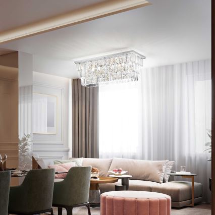 Ideal Lux - Stropna svetilka MARTINEZ 8xE14/40W/230V