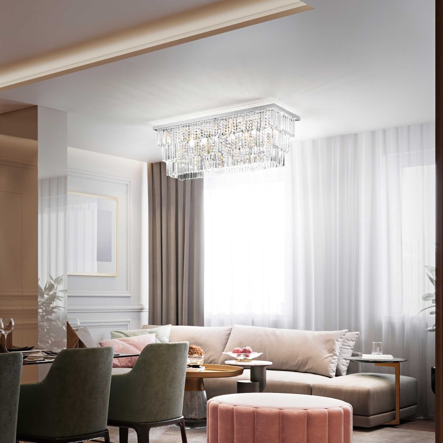 Ideal Lux - Stropna svetilka MARTINEZ 8xE14/40W/230V