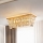Ideal Lux - Stropna svetilka MARTINEZ 8xE14/40W/230V zlata