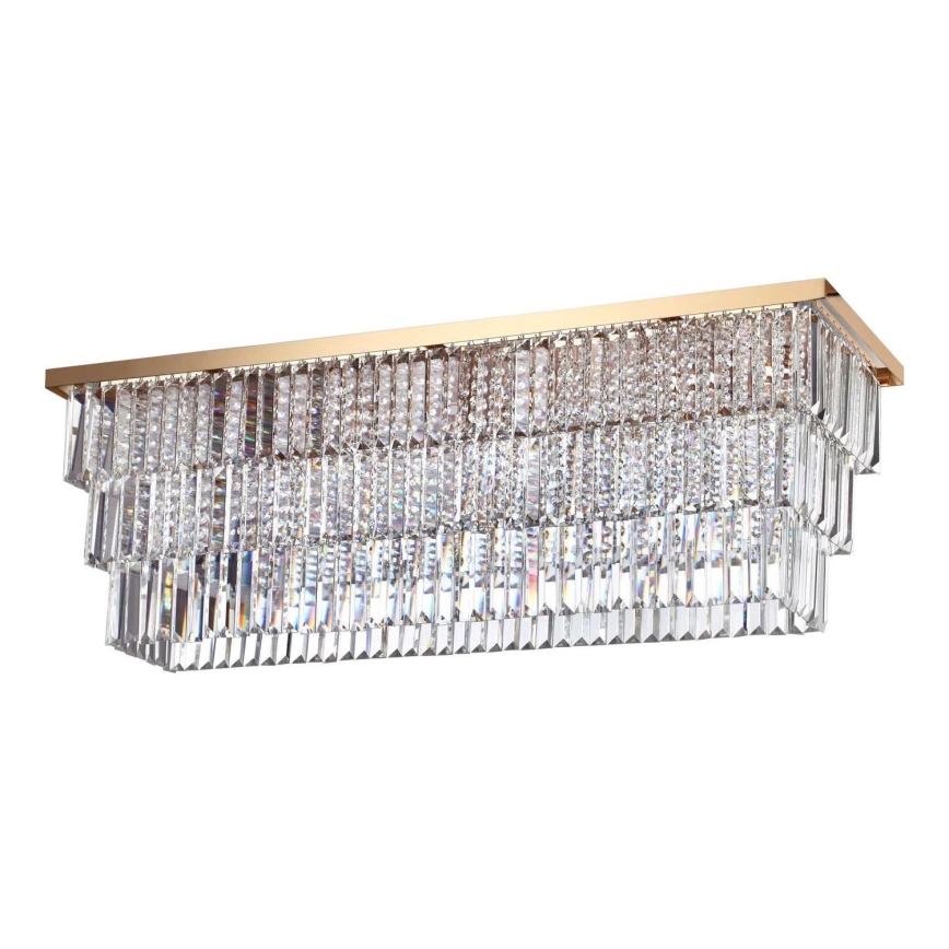 Ideal Lux - Stropna svetilka MARTINEZ 8xE14/40W/230V zlata