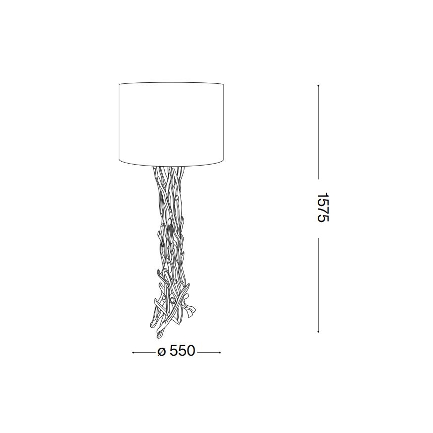 Ideal Lux - Talna svetilka DRIFTWOOD 1xE27/60W/230V guava