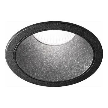 Ideal Lux - vgradna LED stropna svetilka GAME TRIM LED/11W/230V 3000K CRI 90 premer 8,5 cm IP40 črna