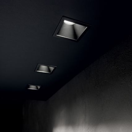 Ideal Lux - LED vgradna stropna svetilka GAME TRIM LED/11W/230V 3000K CRI 90 8,4x8,4 cm IP40 črna